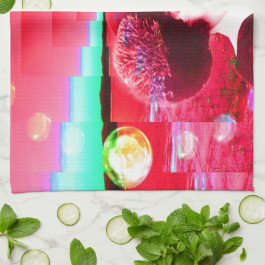 Dream Planet Geschirrtuch (Gefaltet)