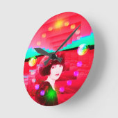 Dream Planet Runde Wanduhr (Winkel)