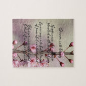 Dream Poem Cherry Blossom Blume Puzzle (Horizontal)