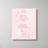 Dream Poem Leinwanddruck (Vorderseite)