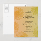 Dream Poem Postkarte (Vorne/Hinten)