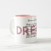 Dream Poem Zweifarbige Tasse (Vorderseite Links)