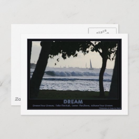 DREAM POSTKARTE (Vorne/Hinten)