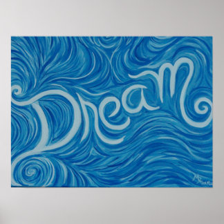 Dream Print auf Leinwand Poster