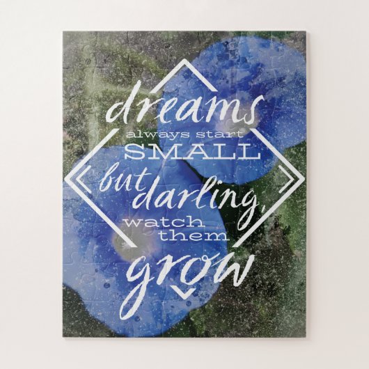 Dream quote Puzzle Kinderzimmer Art, Baby Dusche G (Vertikal)