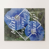 Dream quote Puzzle Kinderzimmer Art, Baby Dusche G (Horizontal)