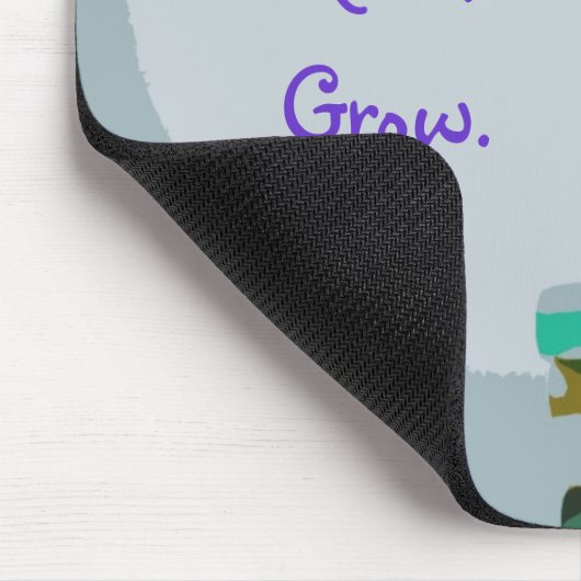 Dream.Read.Grow. Mousepad (Ecke)
