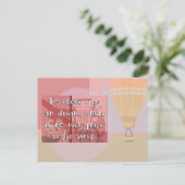 Dream - Reiseangebot Postkarte (Stehend Vorderseite)