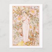 Dream Rose Wilde Rose Fairy Postkarte (Vorderseite)