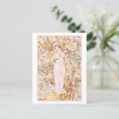 Dream Rose Wilde Rose Fairy Postkarte (Stehend Vorderseite)
