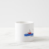 Dream Sail Live Sea Boat Seagulls Tasse Kaffee (Vorderseite)