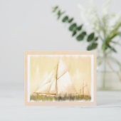 Dream Sails nach Maß Postkarte (Stehend Vorderseite)