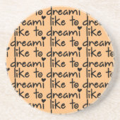 Dream Sandstone Drink Getränkeuntersetzer (Vorne)