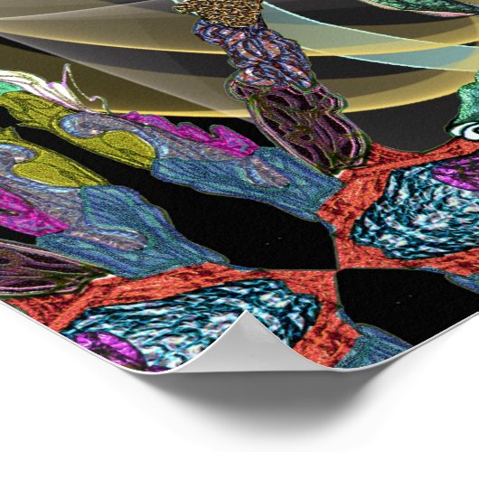 Dream Scape 1 Poster (Ecke)