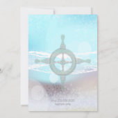 Dream Shore Beach Dk Aquamarin WeddingSave the Dat Save The Date (Rückseite)