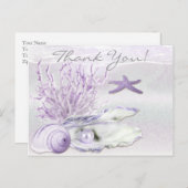 Dream Shore Beach Orchid Vielen Dank Postkarte (Vorne/Hinten)
