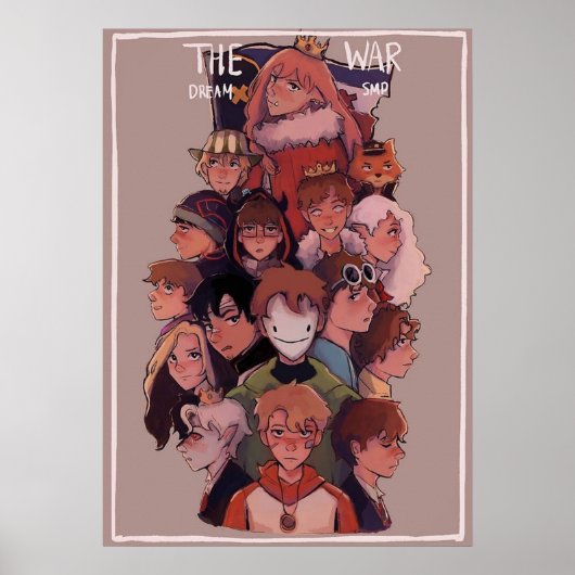 Dream Smp Phantastisch Poster (Vorne)