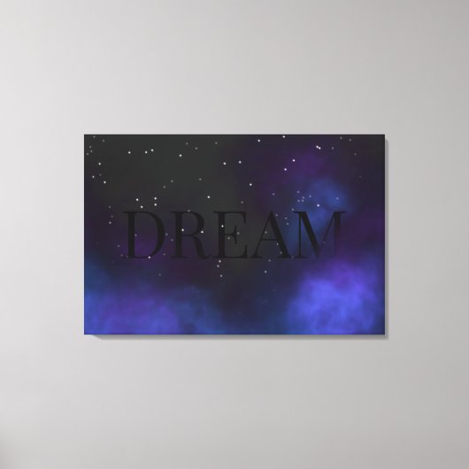 Dream Space Nebula Leinwanddruck (Vorderseite)