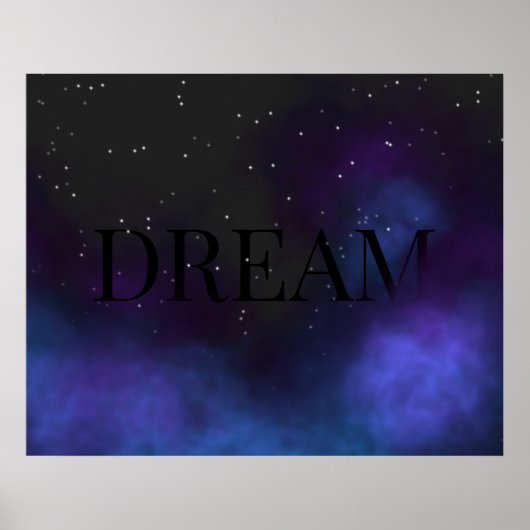 Dream Space Nebula Poster (Vorne)