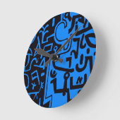 Dream Spirits Runde Wanduhr (Winkel)