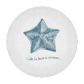 Dream Starfish Schneidebrett (Vorderseite)