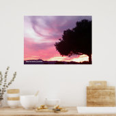 Dream Sunset Tree Poster (Küche)
