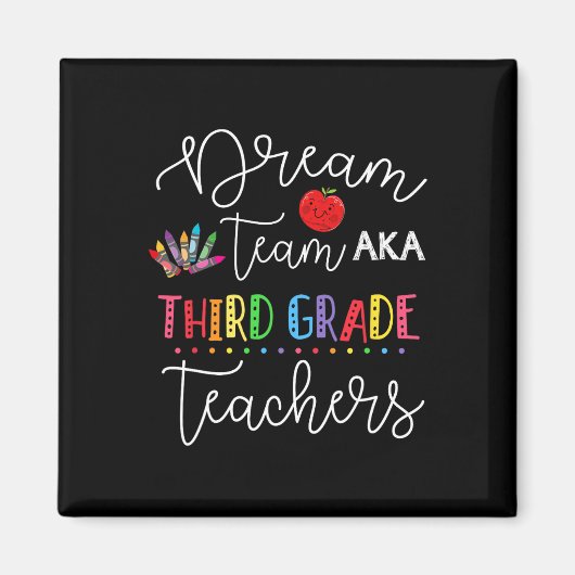 Dream Team Dritte Stufe des Fun Teachers Zurück zu Magnet (Vorne)