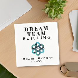 Dream Team Gebäude Company Logo-Party Serviette