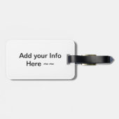 Dream Team Gepäckanhänger (Rückseite horizontal)