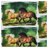 Dream Team-Isländisch Pferde Stoff (Nahaufnahme)