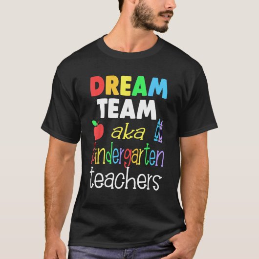 Dream Team Kindergarten Kursleiter zurück zum SC T-Shirt (Vorderseite)