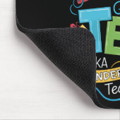 Dream Team Kindergarten Lehrer zurück zur Schule Mousepad (Ecke)