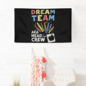 Dream Team Leiter Crew Lehrer Frühkindliche Betreu Banner (Insitu)