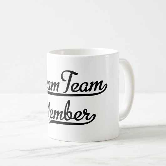 Dream Team Mitglied Kaffeetasse (VorderseiteRechts)