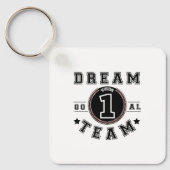 Dream Team One Vision One Goal Teamwork Office Schlüsselanhänger (Vorderseite)