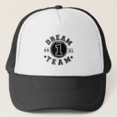 Dream Team One Vision One Goal Teamwork Office Truckerkappe (Vorderseite)