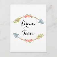 Dream Team Watercolor Tribal Pfeil