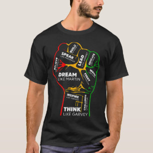 Dream Think Speak Black History Month Hand Stark T-Shirt