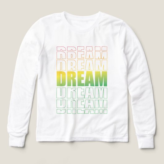 Dream Typography – Gradient Aesthetic Motivational (Design Vorderseite)
