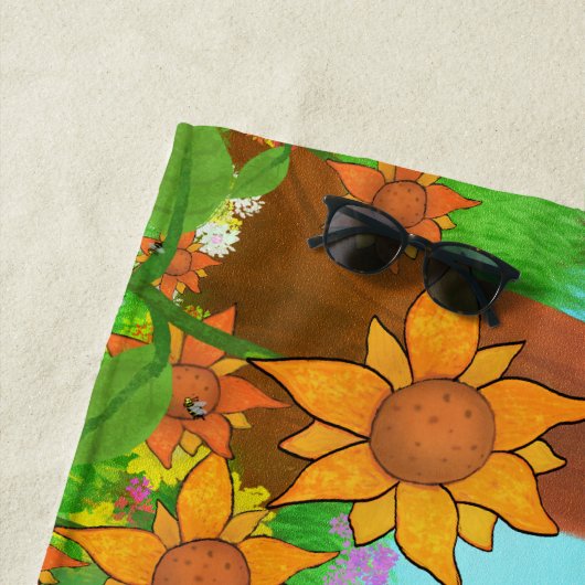 Dream View Beach Handtuch (Beispiel)