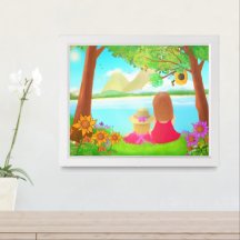 Dream View - Gerahmt Art. 20"x16"