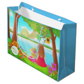 Dream View Geschenktasche Große Geschenktüte (Vorderseite Schrägansicht)