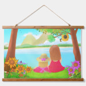 Dream View Holzhanger Wandteppiche (Vorne)