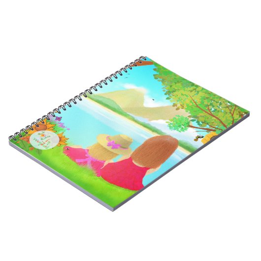 Dream View Spiral Foto Notebook Notizblock (Linke Seite)