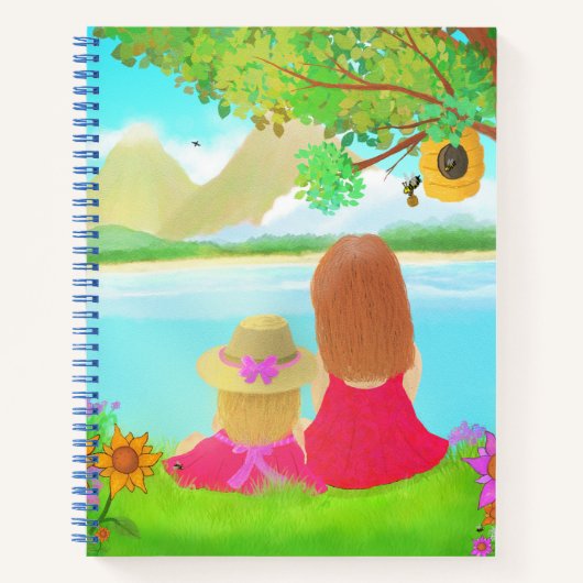 Dream View Spiral Notebook Notizblock (Vorderseite)