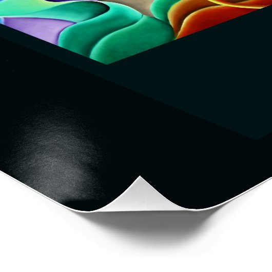 'Dream Vortex' Glossy Poster (Ecke)