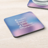 DREAM WallArt: Entdecken Sie Roamingkunst oder Abe Getränkeuntersetzer (Linke Seite)