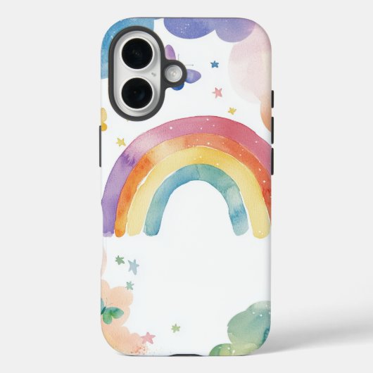 Dream Watercolor Cloud Nine Magic Phone Case (Rückseite)