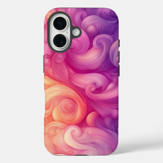 Dream Watercolor Fluid Energy Phone Case (Rückseite)