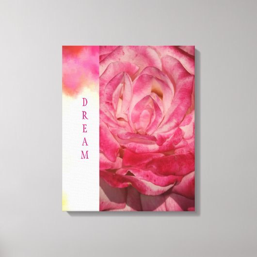 DREAM Watercolor Leinwand Wrap (Vorderseite)